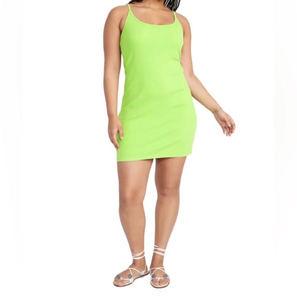 OLD NAVY Fitted Rib-Knit Cami Mini Dress - Picture 3 of 6